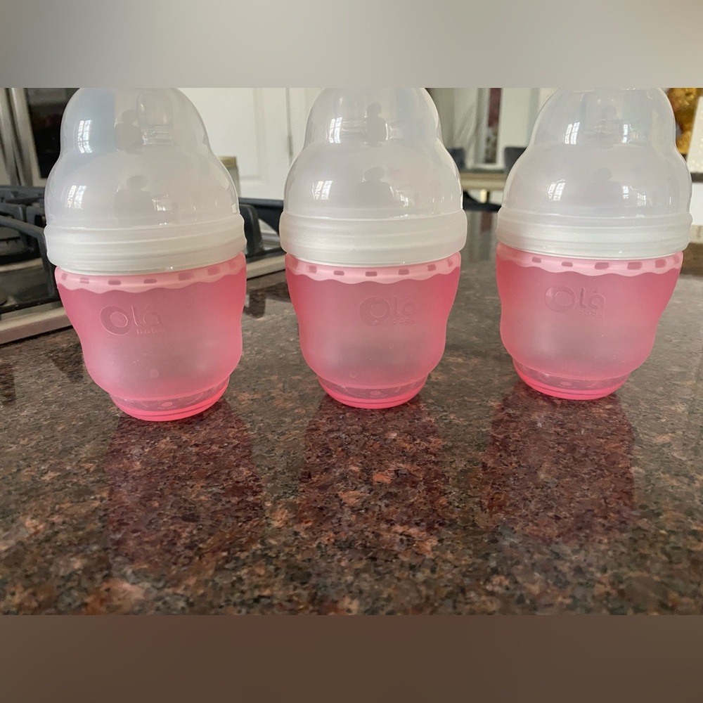 Ola baby bottles (3) - 5oz